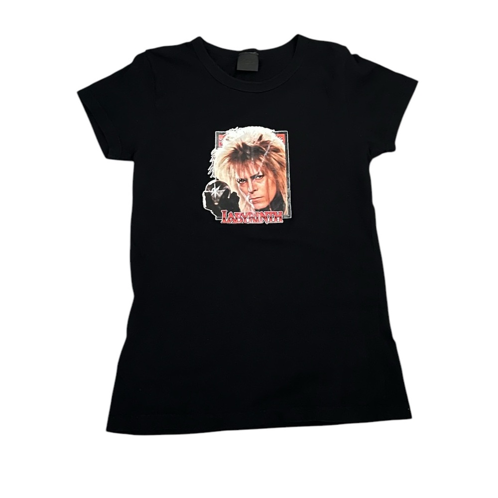 David Bowie Labyrinth Film Promo Baby Tee XL